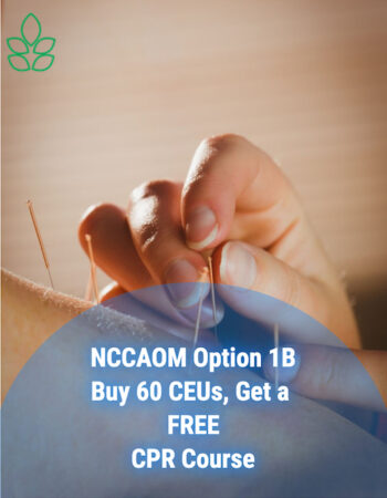 NCCAOM Acupuncture CEU Package Buy 60 Get FREE CPR Course 2