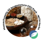 Massachusetts Acupuncture CEU Package - 30 CEUs, With Herbs
